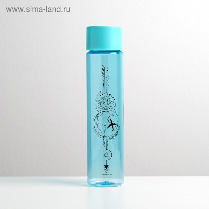 фото Бутылка для воды "открывай мир", 450 мл командор