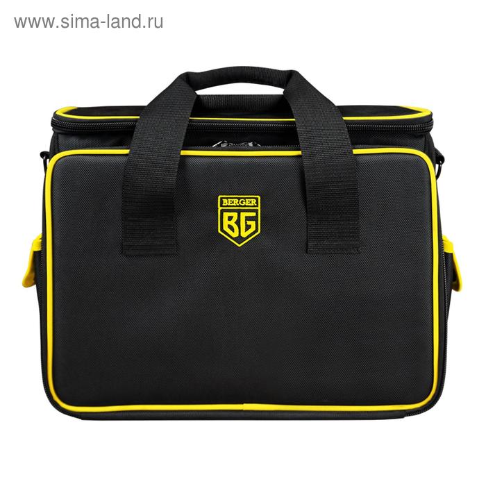 Сумка-органайзер Berger BG1204, 41 карман, 3 отделения, наплечный ремень сумка для инструментов berger бауэр bg1204 400х200х320 мм