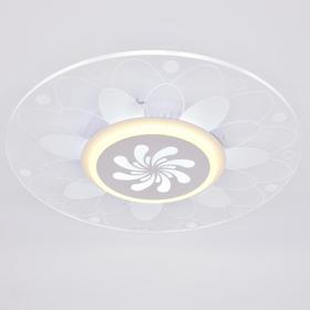 

Люстра с ПДУ 74656/1 LED 55Вт 3000-6000К диммер бело-прозрачный 50х50х5 см