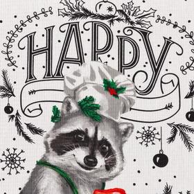 

Набор полотенец "Доляна" Happy new year, 35х60см- 2шт, 100% хл