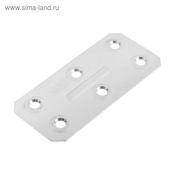 

Пластина крепёжная ТУНДРА krep, оцинкованная, 40х86х1.2 мм, в упаковке 1 шт.