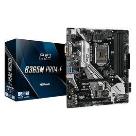 

Материнская плата Asrock B365M PRO4-F, LGA1151v2, B365, 4xDDR4, VGA, DVI, HDMI, mATX