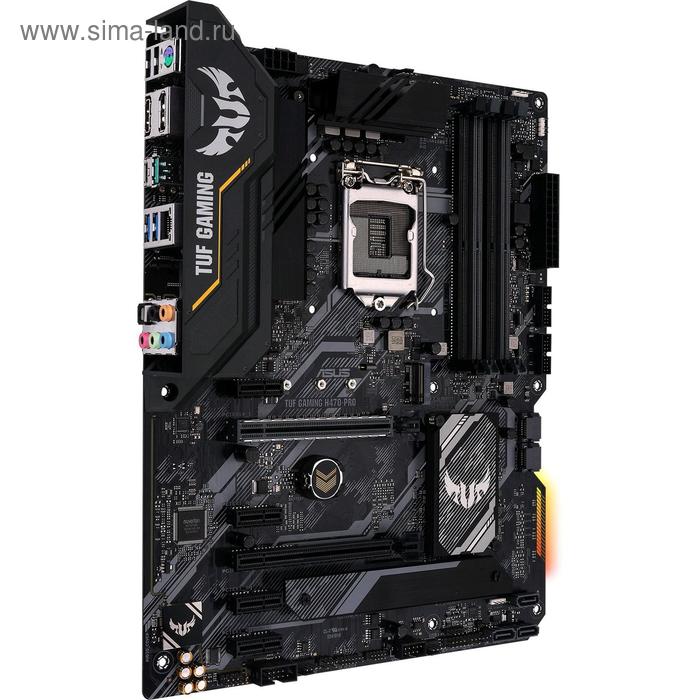 фото Материнская плата asus tuf gaming h470-pro, lga1200, h470, 4xddr4, hdmi, dp, atx