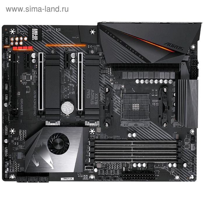 фото Материнская плата gigabyte x570 aorus pro, am4, x570, 4xddr4, hdmi, atx