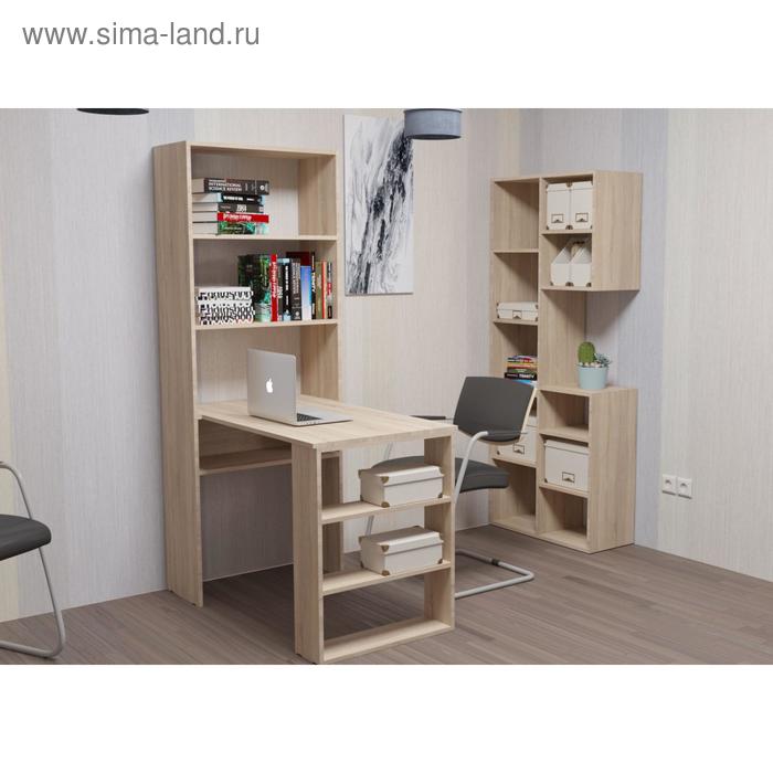 Компьютерный стол со стеллажем Элемент-3 Дуб сонома 10990₽