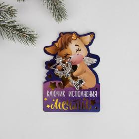 

Сувенирный ключ на открытке «Исполнения мечты», 7 х 10 см