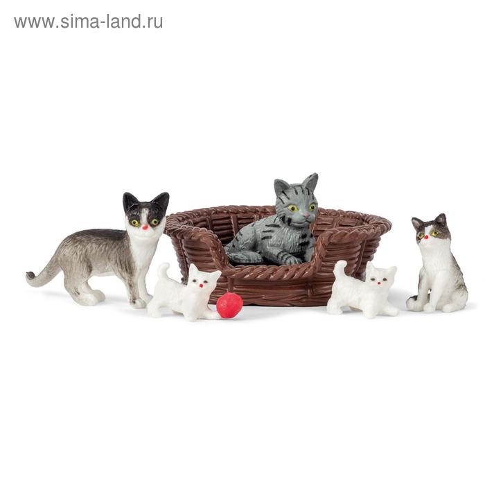 фото Набор животных «кошачья семья» lundby