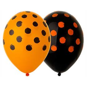 

Шар латексный 14" «Горох арт», пастель, шелкография, набор 25 шт., цвет оранжевый, чёрный, МИКС