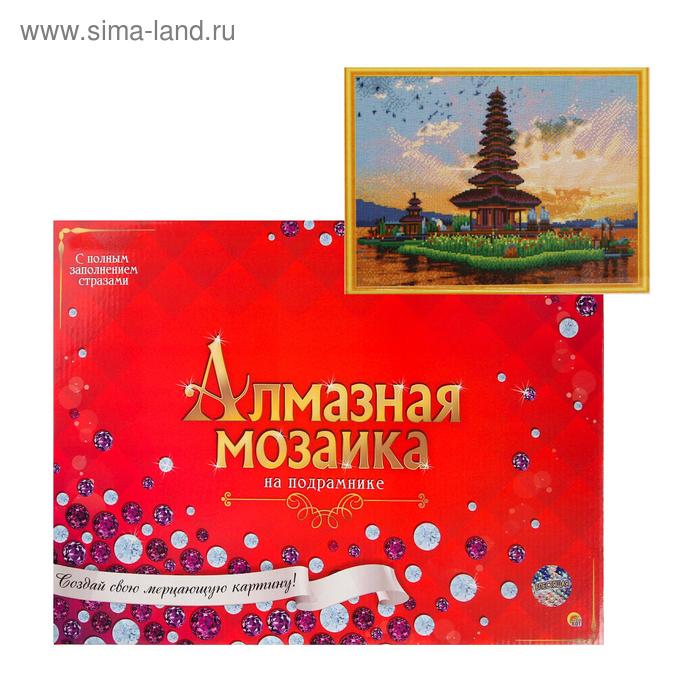 

Алмазная мозаика 40х50 см, с подрамником, с полным заполнением 26 цветов «Восточный пейзаж»