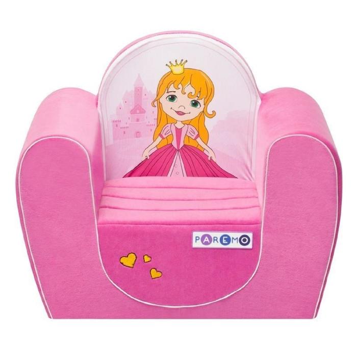 фото Игровое кресло «принцесса», цвет розовый paremo