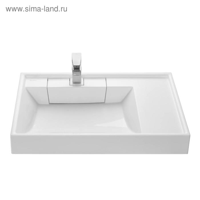 фото Раковина aquaton «рейн 80», с кронштейном, белая