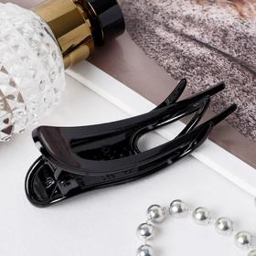 

Зажим для волос "Айза" 9 см, чёрный