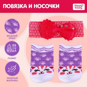 Аксессуары для пупса «Кошечка»: носочки, повязка Ош