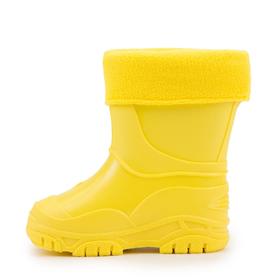 

Сапоги детские из ПВХ, цвет жёлтый/машинка, размер 25