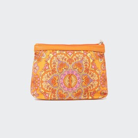 

Косметичка простая, отдел на молнии, цвет оранжевый