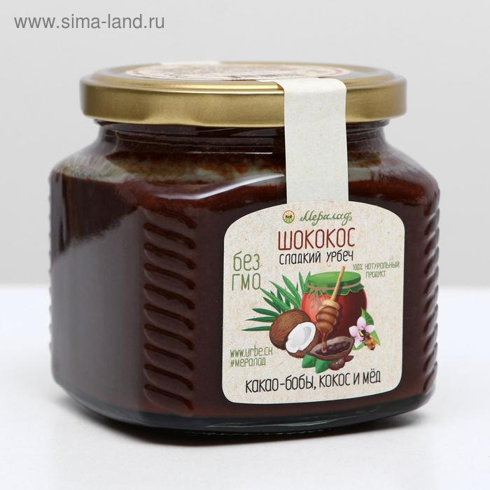 Пасты, кремовый зефир Урбеч, Шококос, кокос + какао + греч.мёд, 400 г