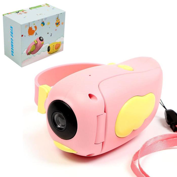Детская видеокамера «Птичка», цвет розовый