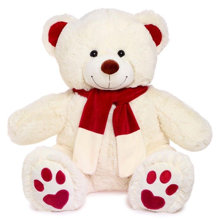 Мягкая игрушка «Медведь Кельвин», цвет молочный, 90 см мягкая игрушка медведь топтыжка цвет молочный 70 см