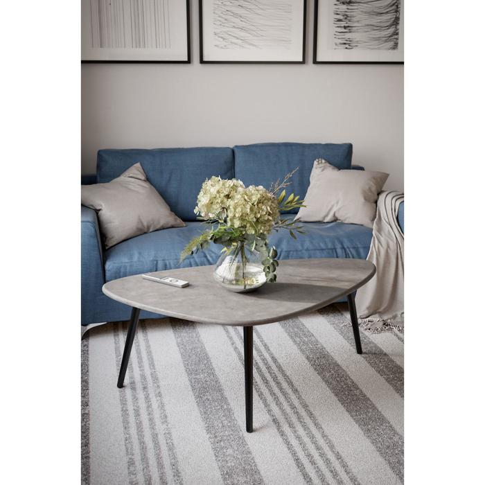 Стол журнальный «Эланд», 1200 × 700 × 460 мм, цвет серый бетон стол журнальный престон 1200 × 700 × 446 мм цвет браун