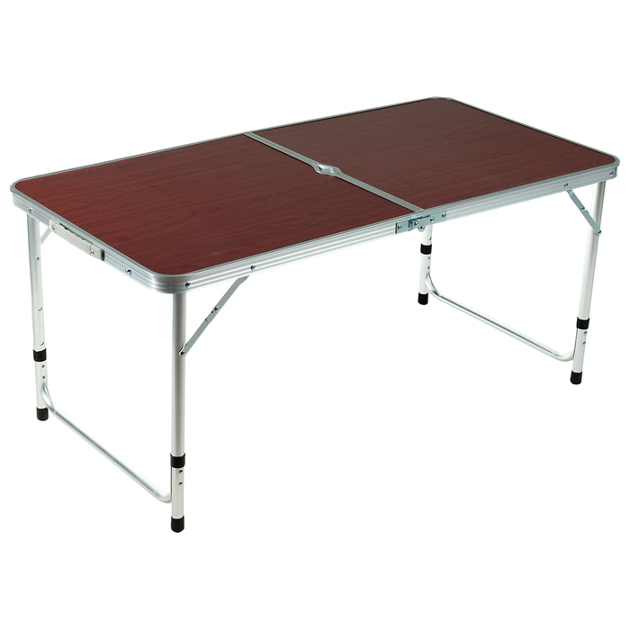Стол туристический, складной, алюминиевый 120 х 60 х 70 см