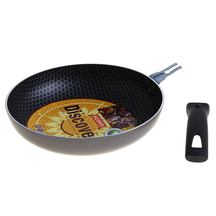 Сковорода 24 см Discovery, съемная ручка