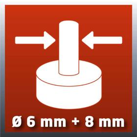 Фрезер Einhell TC-RO 1155 E, 1100 Вт, 30х55 мм, 6+8 мм, 11000-30000 об/мин от Сима-ленд