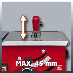 

Пила настольная Einhell TC-TS 1200, 1200 Вт, 4800 об/мин, диск 210х30 мм