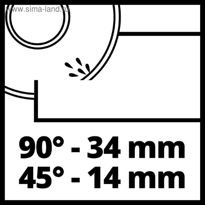 Плиткорез Einhell TC-TC 800, 800 Вт, 2950 об/мин, диск 180х25.4 мм, стол 395x385 мм