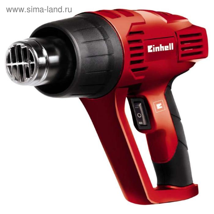 Фен технический Einhell TH-HA 2000/1, 2000 Вт, 350/550 ° C, 300-500 л/мин, 4 насадки фен технический hammer flex hg2020a 2200вт 50 350 100 600с 300 500л мин насадки теплая защита