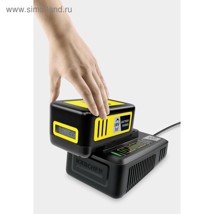 

Аккумулятор и зарядное устройство Karcher Starter Kit Battery Power 18/50, 18 В, 5 Ач, 1.5 м 54000