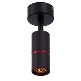 

Спот 48679/1 LED 7Вт 4000К черный-красный 6х6х16 см