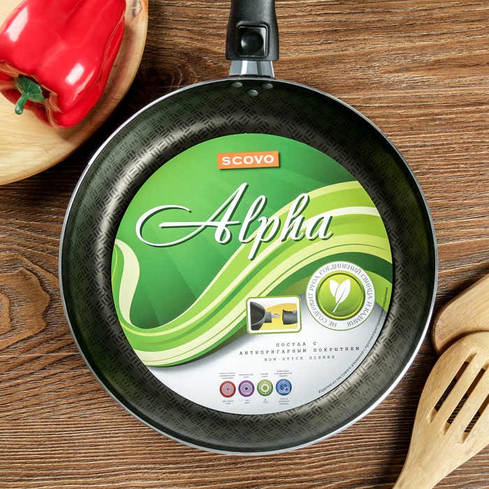 Сковорода 24 см Alpha, съемная ручка