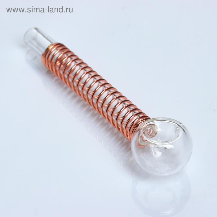 

Трубка курительная, 2.5 х 12.8 см, золотой