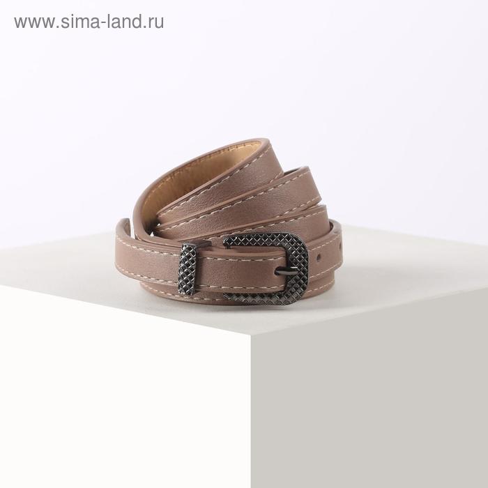 

Ремень женский, ширина 1,4 см, гладкий, пряжка металл, цвет розовый