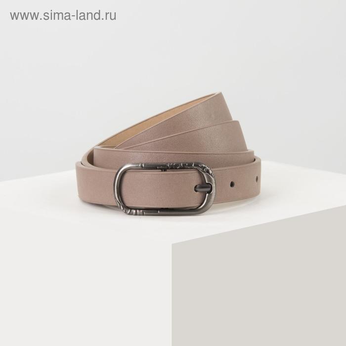 

Ремень женский, ширина 1,8 см, гладкий, пряжка металл, цвет розовый