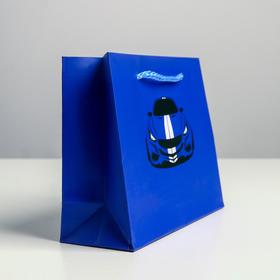 

Пакет ламинированный горизонтальный Blue car, S 15 × 12 × 5.5 см
