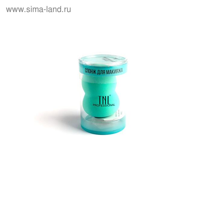 Спонж-яйцо Blender Prof TNL, клиновидный, цвет бирюзовый, в пластиковой упаковке, влажный способ нанесения