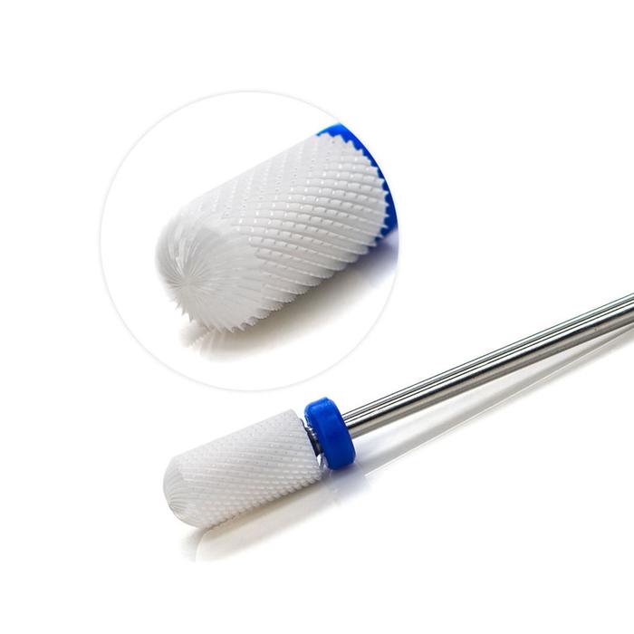 

Фреза керамическая, белая, средняя твердость, цилиндр большой с округлым верхом, 6.6x12.7 мм