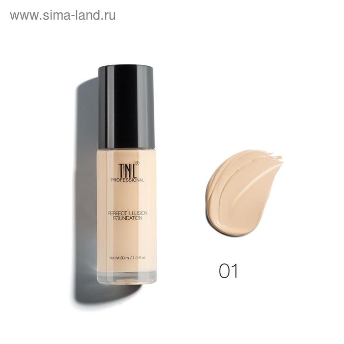 

Тональное средство TNL Perfect Illusion Foundation, тон №01 Classic Ivory, 30 мл