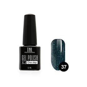 

Гель-лак TNL 3 в 1, №37 королевский синий с блестками, 6 мл