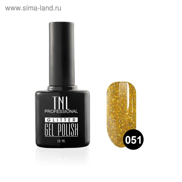 

Гель-лак TNL Glitter, №51 Золото с мелким шиммером, 10 мл