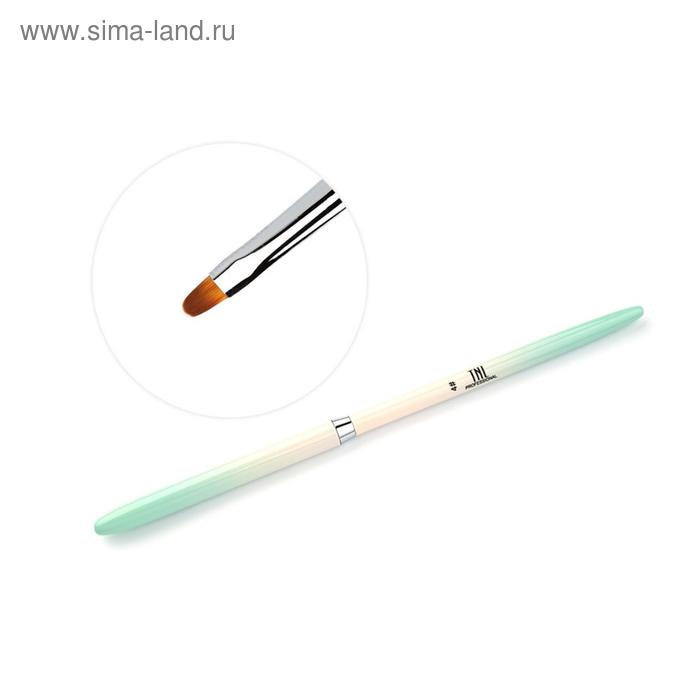

Кисть для геля «Омбре» закругленная №4, пастельно-мятная