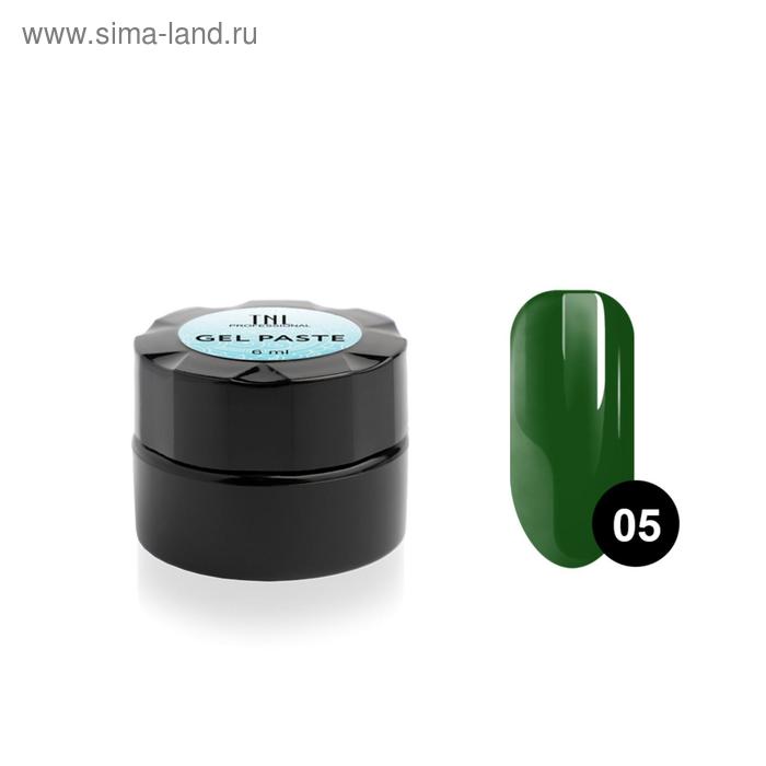

Гель-паста для дизайна ногтей TNL, №05 зелёная, 6 мл