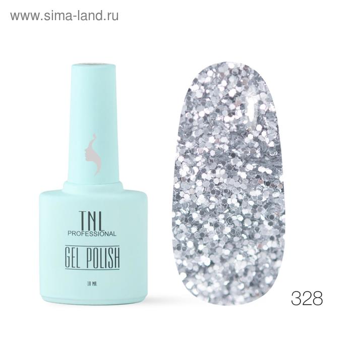 

Гель-лак TNL 8 Чувств, №328 серебряный блеск, 10 мл