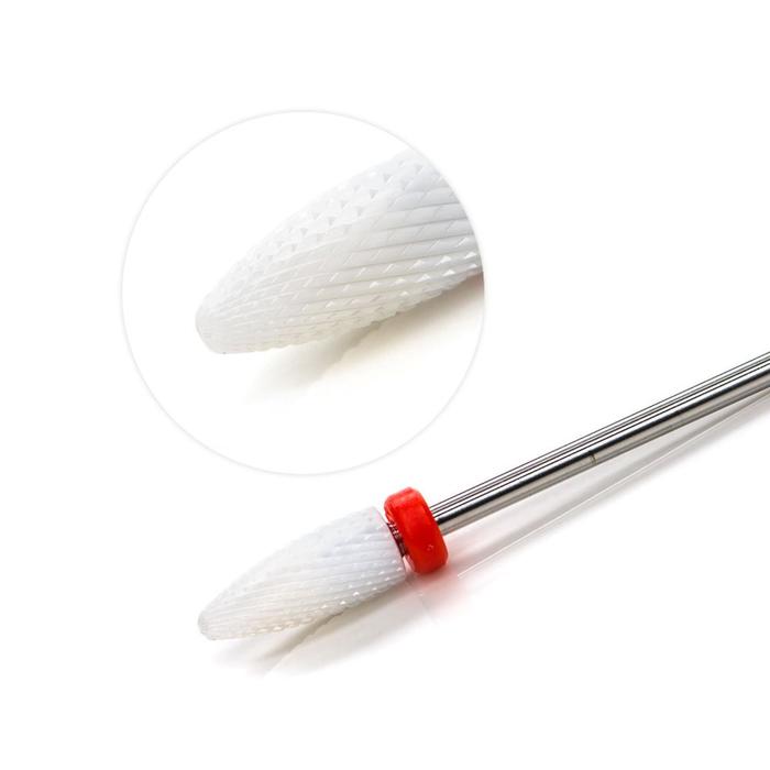 Фреза керамическая белая мягкая пламя 6х146 мм 500₽