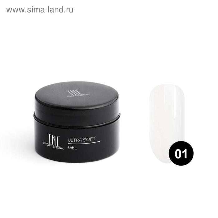 Гель для ногтей Гель TNL Ultra soft, №01 белый, 18 мл