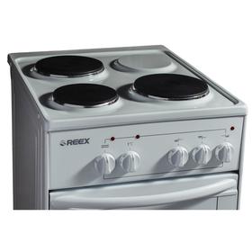 

Плита REEX CTE-53 Wh, электрическая, 3 конфорки, 60 л, эмаль, белая