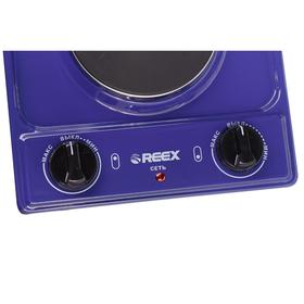 

Плитка электрическая REEX CTE- 32 Bl, 2200 Вт, 2 конфорки, синий
