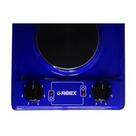 

Плитка электрическая REEX CTE- 32d Bl, 2200 Вт, 2 конфорки, синий
