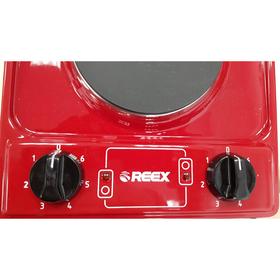 

Плитка электрическая REEX CTE- 32d Rd, 2200 Вт, 2 конфорки, красная